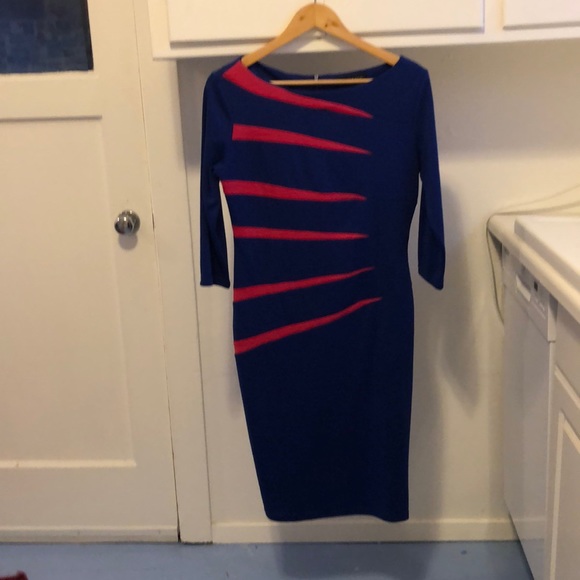 REDUCED!!! FORTRIC color block dress - Picture 1 of 4